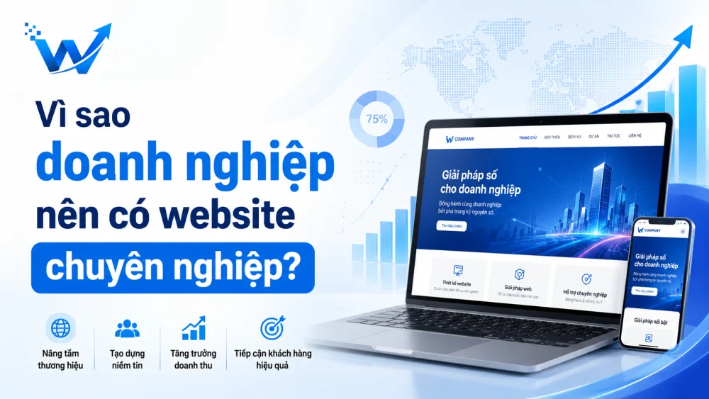 Vì sao doanh nghiệp nên có website chuyên nghiệp?