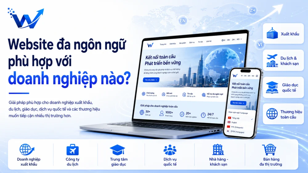 Website đa ngôn ngữ phù hợp với doanh nghiệp nào?