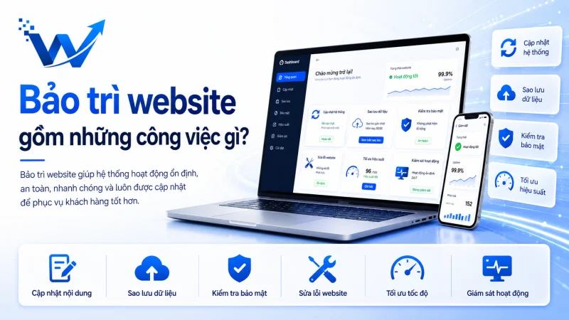 Bảo trì website gồm những công việc gì?